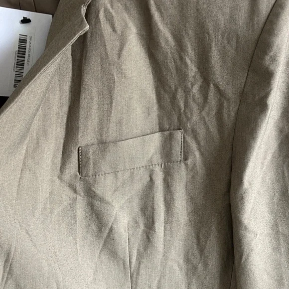 OAK + FORT Beige Single-Breasted Blazer - Picture 4 of 13